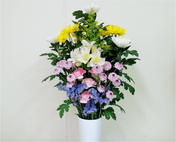 写真：法事用の仏花